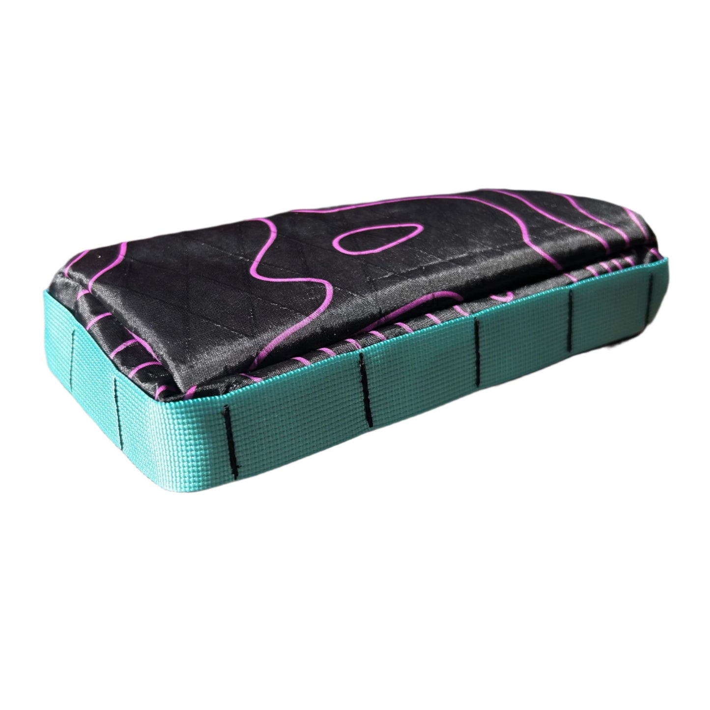 Top Tube Bag - Black and Pink Topo