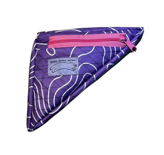 Small Corner Frame Bags - TOPO Print