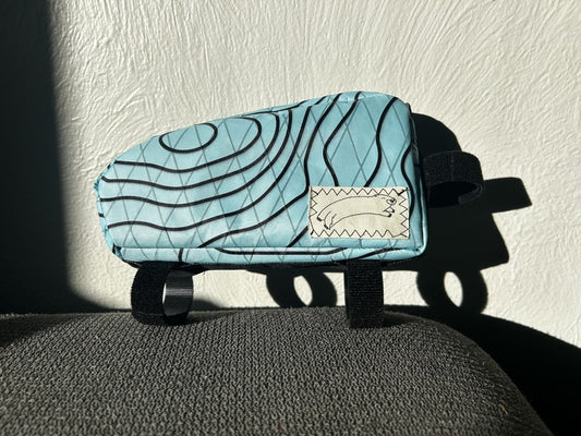 Top Tube Bag - Blue Topo