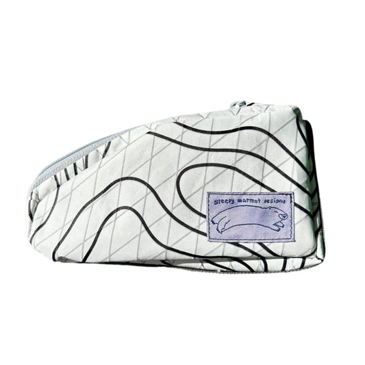Top Tube Bag - White Topo