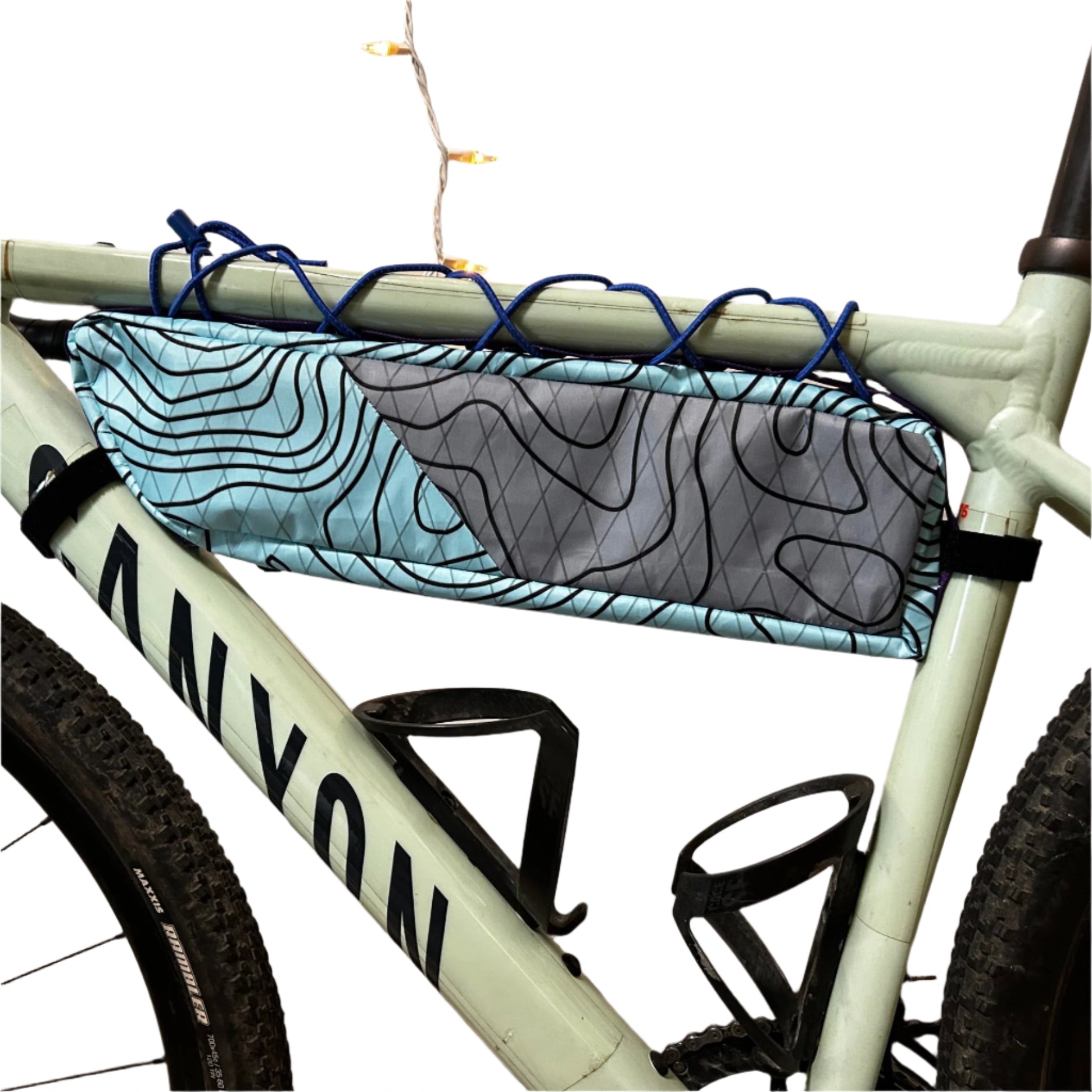 Half Frame Bag - Grey and Blue TOPO