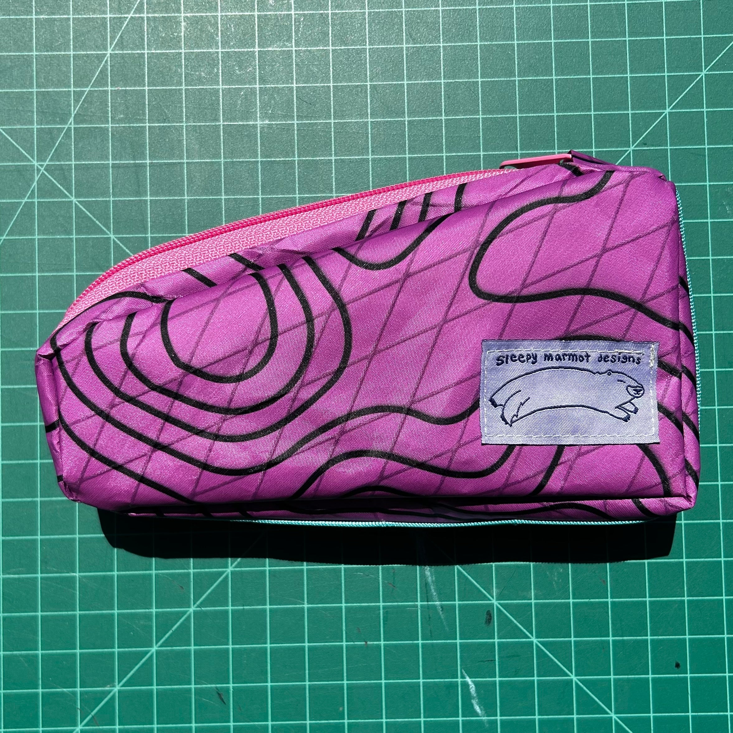 Top tube bag - pink topo