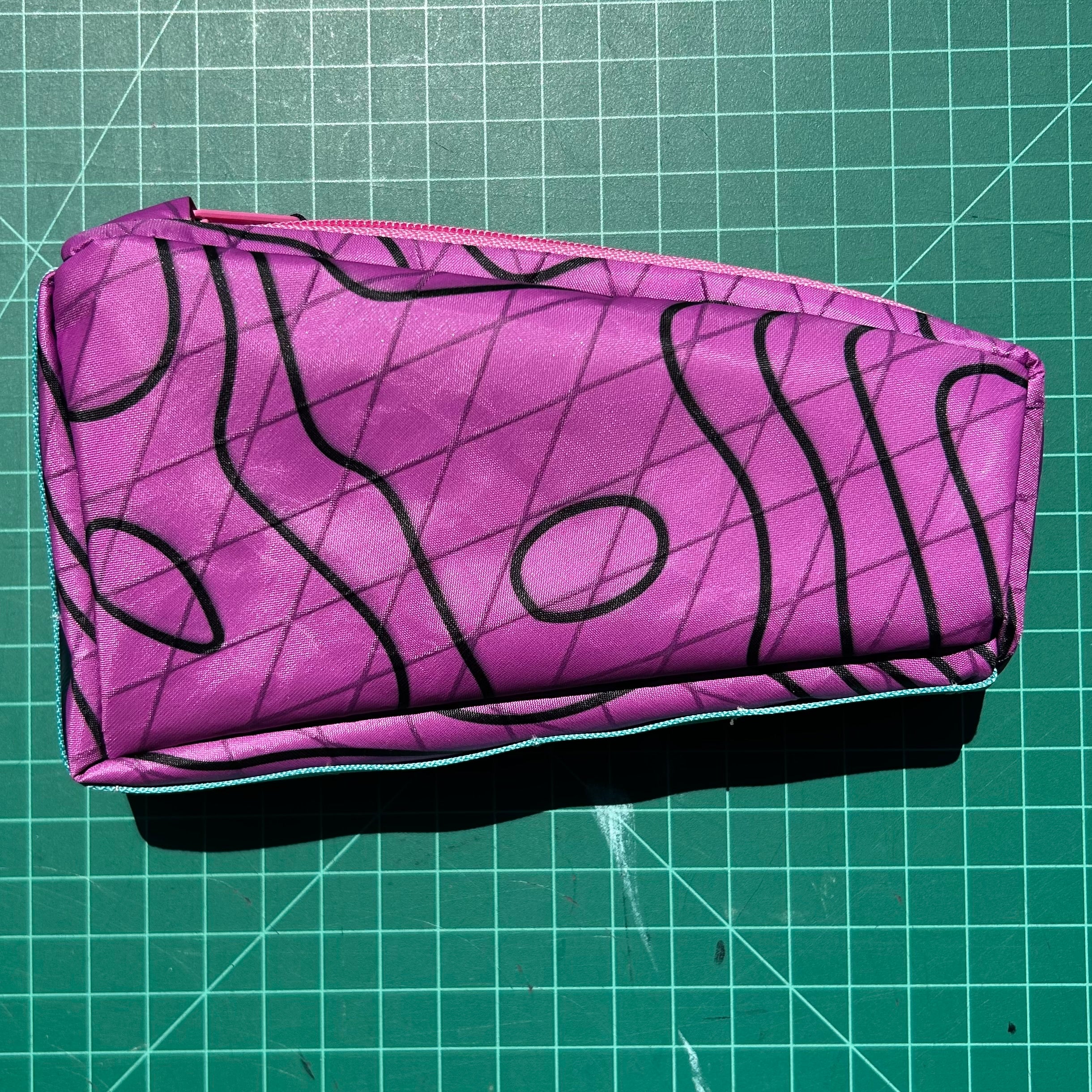 Top tube bag - pink topo