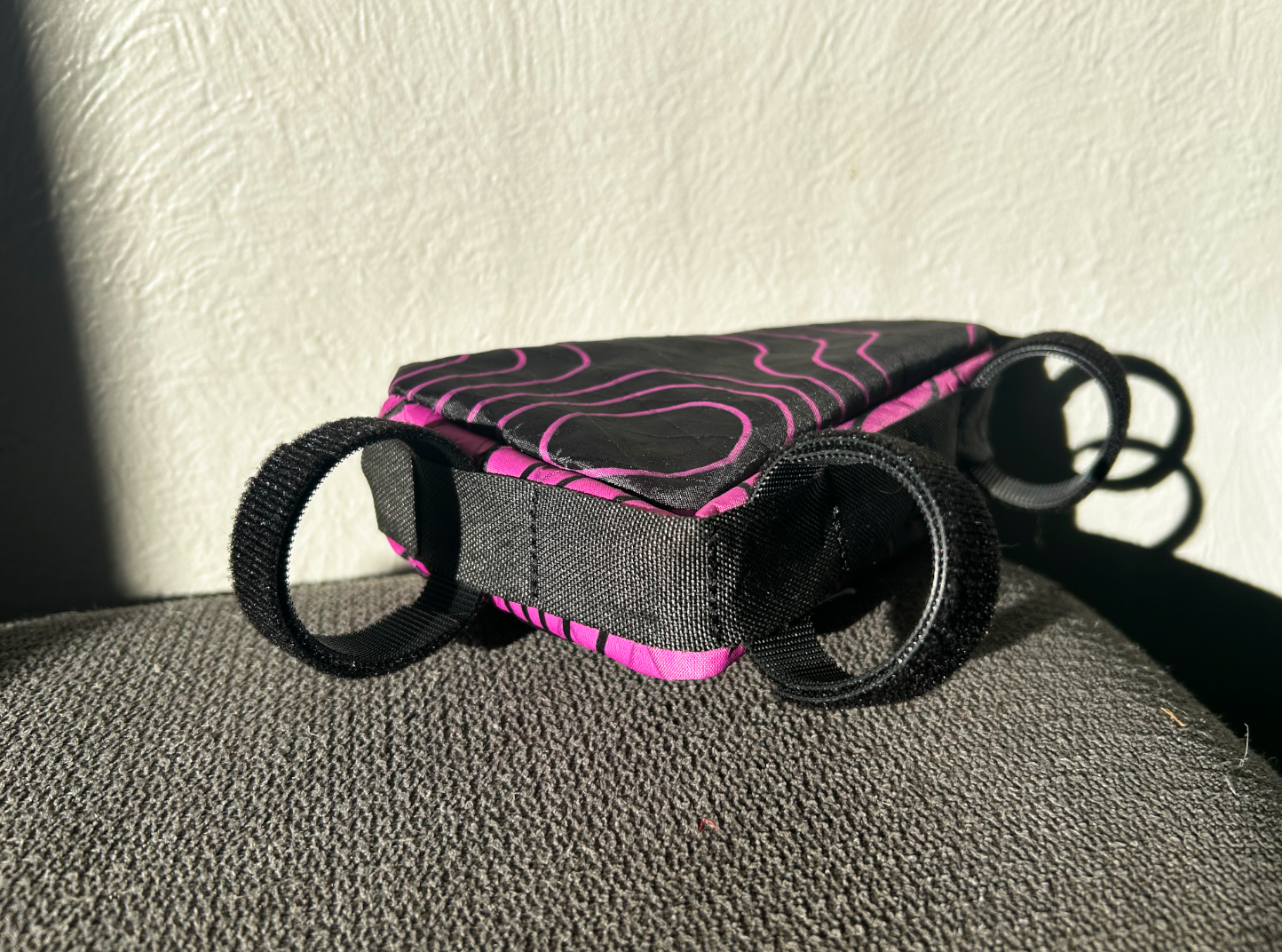 Top Tube Bag - Black and Pink (Factory Seconds)
