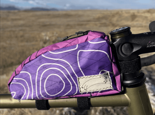 Top Tube Bag - Purple & Pink (Factory Seconds)
