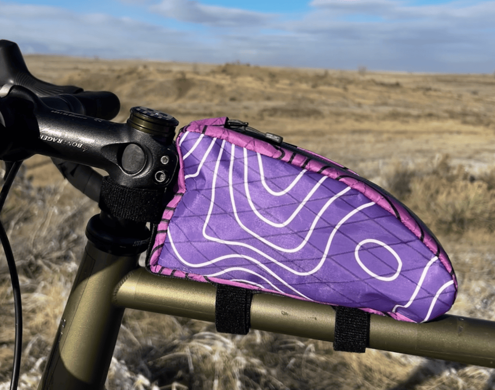 Top Tube Bag - Purple & Pink (Factory Seconds)